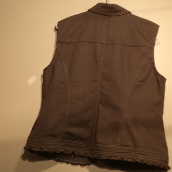 Christopher and Banks Jean Vest large - Picture 5 of 5